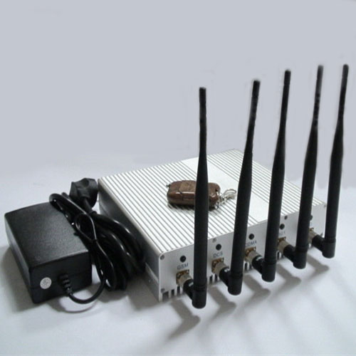 Bloqueador Inhibidor Señal Celular Gps Wifi Internet Jammer 8 Antenas